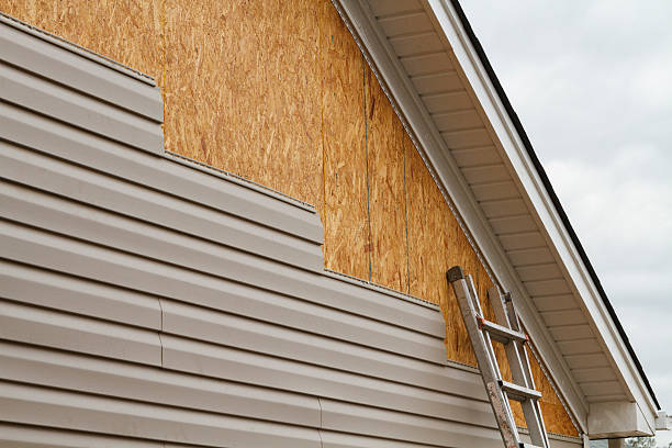 Professional Vinyl Siding technician working in Cofield, NC